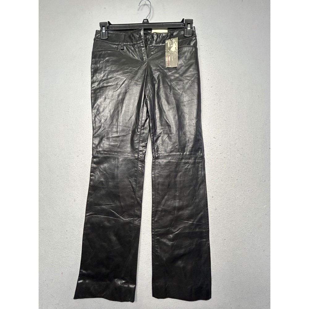 Express Design Studio Stylist Leather Pants Black W29 Womens
